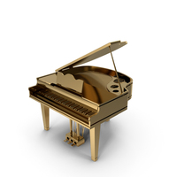 Gold Piano PNG & PSD Images