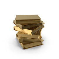 Gold Books PNG & PSD Images