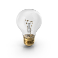 Gold Lightbulb PNG & PSD Images