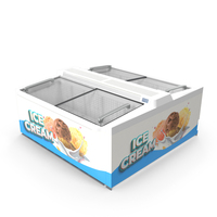 Double Frosted Ice Cream Freezer PNG & PSD Images