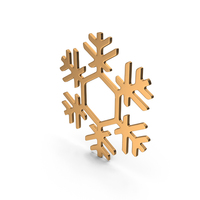 Gold Snow Flake PNG & PSD Images