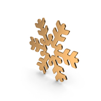 Gold Snow Flake PNG & PSD Images