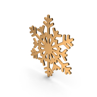 Gold Snow Flake PNG & PSD Images