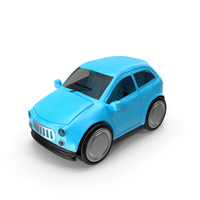 Cartoon Car Blue PNG & PSD Images