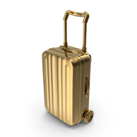 Gold Suitcase PNG & PSD Images