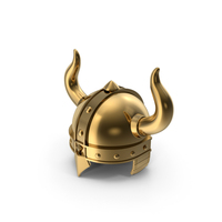 Gold Viking Helmet PNG & PSD Images