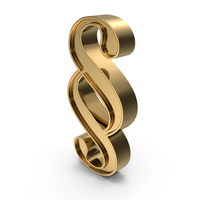 Gold Section Sign PNG & PSD Images