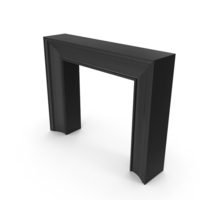 Black Modern Fireplace PNG & PSD Images