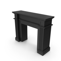 Black Modern Fireplace PNG & PSD Images