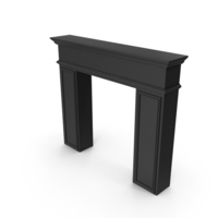 Black Modern Fireplace PNG & PSD Images