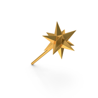 Magic Wand Icon Gold PNG & PSD Images