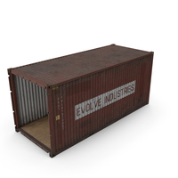 Brown Cargo Container PNG & PSD Images