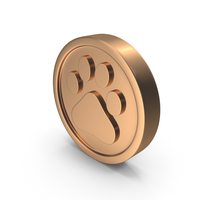Coin Paw Bronze PNG & PSD Images