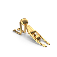 Extended Puppy Pose Stickman PNG & PSD Images
