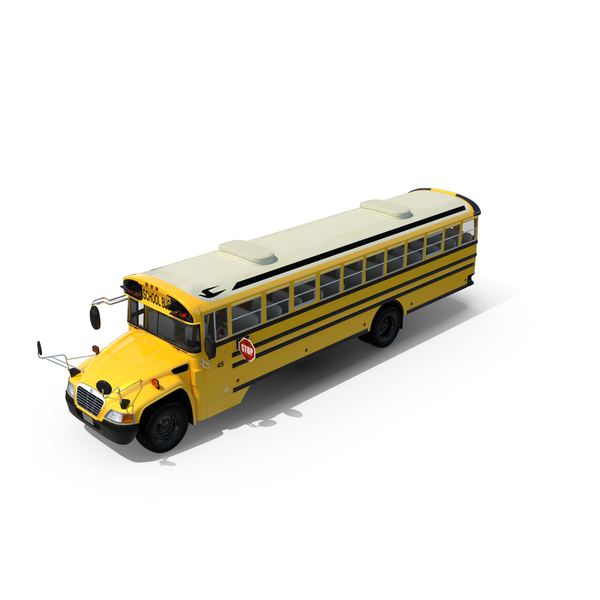 American Yellow School Bus PNG & PSD Images