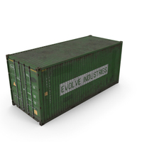 Ship Container Green PNG & PSD Images
