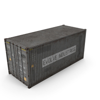 Gray Cargo Container PNG & PSD Images