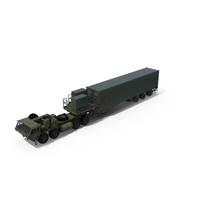 Typhon Missile Launcher With Tractor M983 PNG & PSD Images