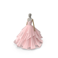 Wedding Dress Pink PNG & PSD Images