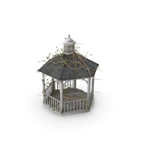 Old Gazebo With Ivy PNG & PSD Images