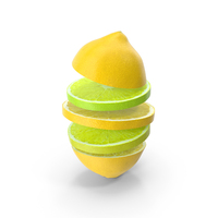 Lemon Sliced PNG & PSD Images