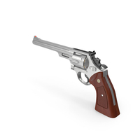 Wesson Model 29838 Stainless Steel With Cartridges 2 PNG & PSD Images
