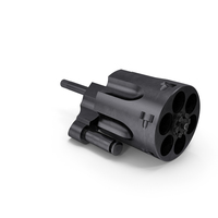 Wesson Cylinder Without Cartridges PNG & PSD Images