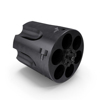 Wesson Cylinder Without Cartridges PNG & PSD Images