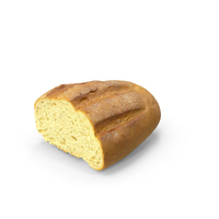 Half Of Baguette Bread PNG & PSD Images