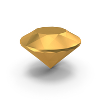 Diamond Icon Gold PNG & PSD Images
