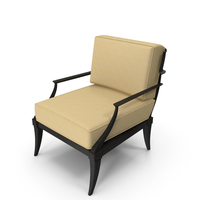 Restoration Hardware Klismos Lounge Chair PNG & PSD Images