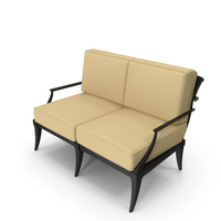 Restoration Hardware Klismos Loveseat Sofa PNG & PSD Images