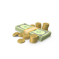 Money With Coins PNG & PSD Images