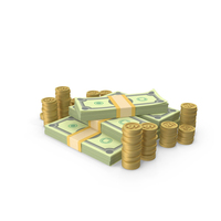 Money With Coins PNG & PSD Images