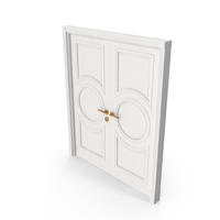 White Modern Classic Main Door PNG & PSD Images