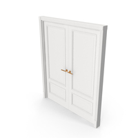 White Modern Classic Main Door PNG & PSD Images