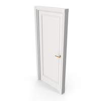 White Modern Classic Interior Door PNG & PSD Images