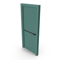 Green Modern Interior Door PNG & PSD Images