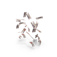 200 Pounds Egypt Notes Few Falling Money PNG & PSD Images