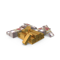 Gold 200 Pounds Egypts Lots Money PNG & PSD Images