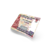 Single 200 Pounds Egypt Note Money PNG & PSD Images
