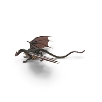 Dragon Guarding Treasures PNG & PSD Images