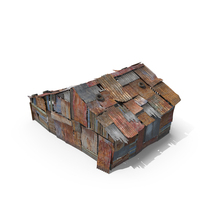 Dual Roof Slum Shack PNG & PSD Images