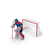Goalie and Hockey Goal PNG & PSD Images