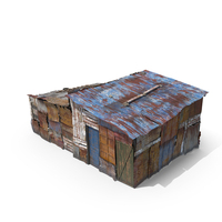 Multi Level Corrugated Shack PNG & PSD Images