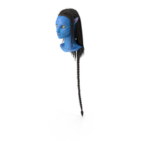 Neytiri Avatar Head PNG & PSD Images