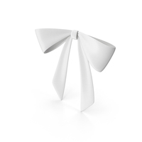 White Tiny Bow PNG & PSD Images
