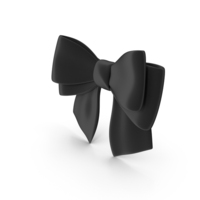 Black Double Bow PNG & PSD Images