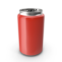 Can Silver Red PNG & PSD Images