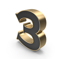 Number 3 PNG & PSD Images